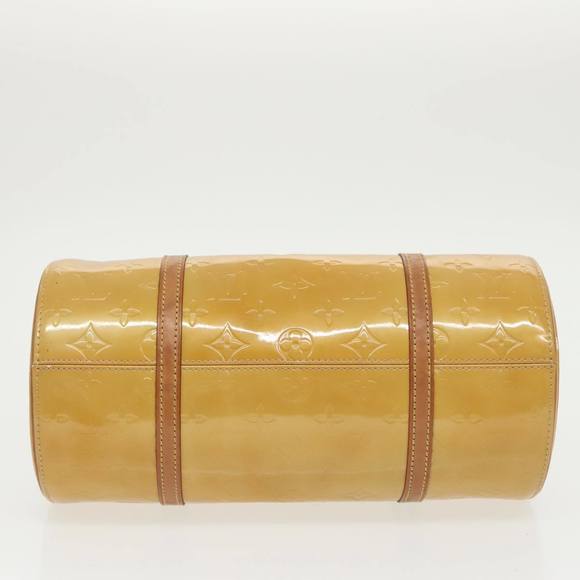 LOUIS VUITTON Monogram Vernis Bedford Hand Bag Beige M91006 LV Auth 99860 - Picture 5 of 16